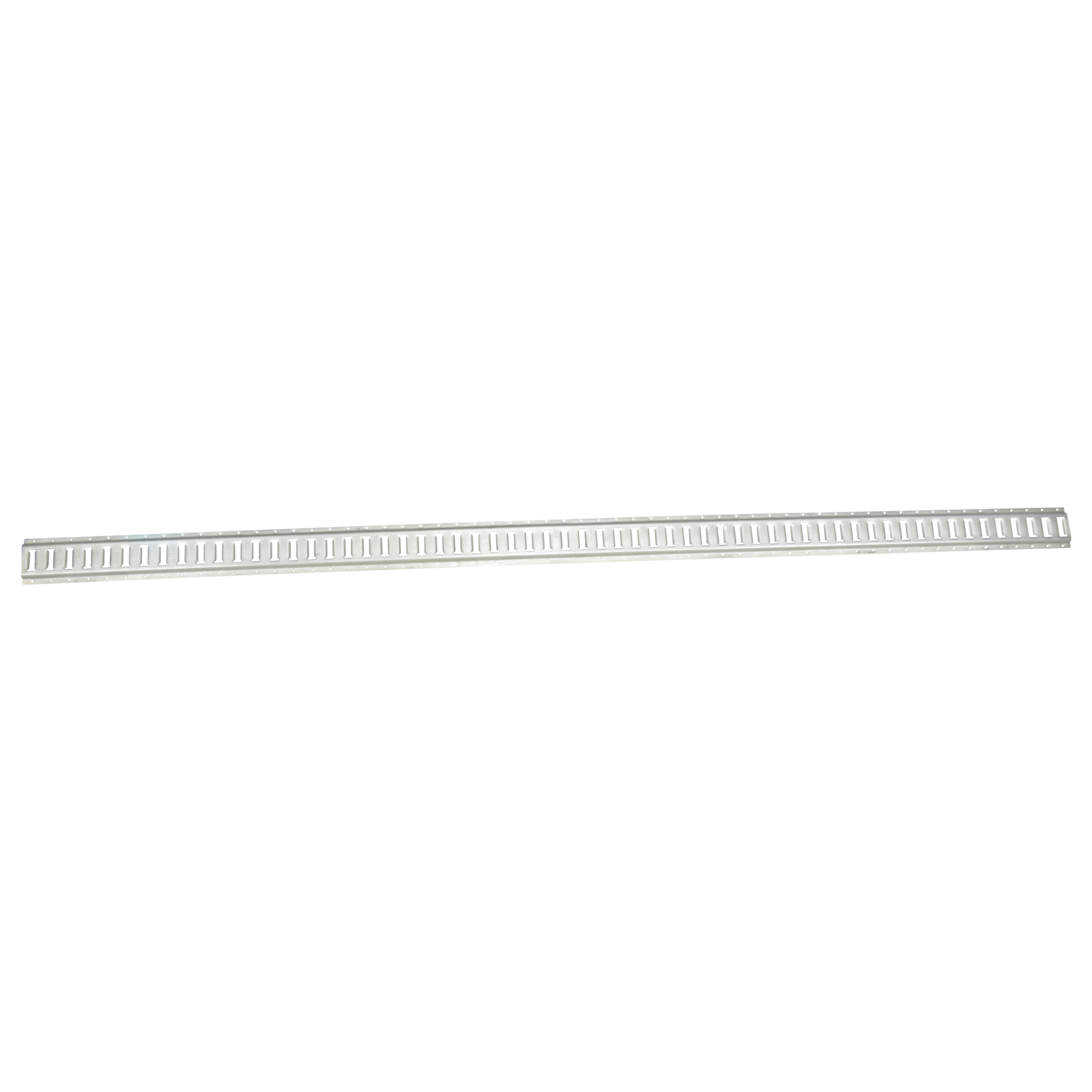 Vestil E-Track - 122in. x 16in., Steel, Zinc Plated, Model# E-TRK-10-ZN-1PK